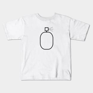 minimalist geometric perfume spray bottle Kids T-Shirt